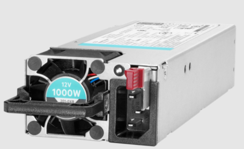 HPE Fonte de Alimentação 1000W Flex Slot Titanium Hot Plug Power Supply Kit P03178-B21, Cinza