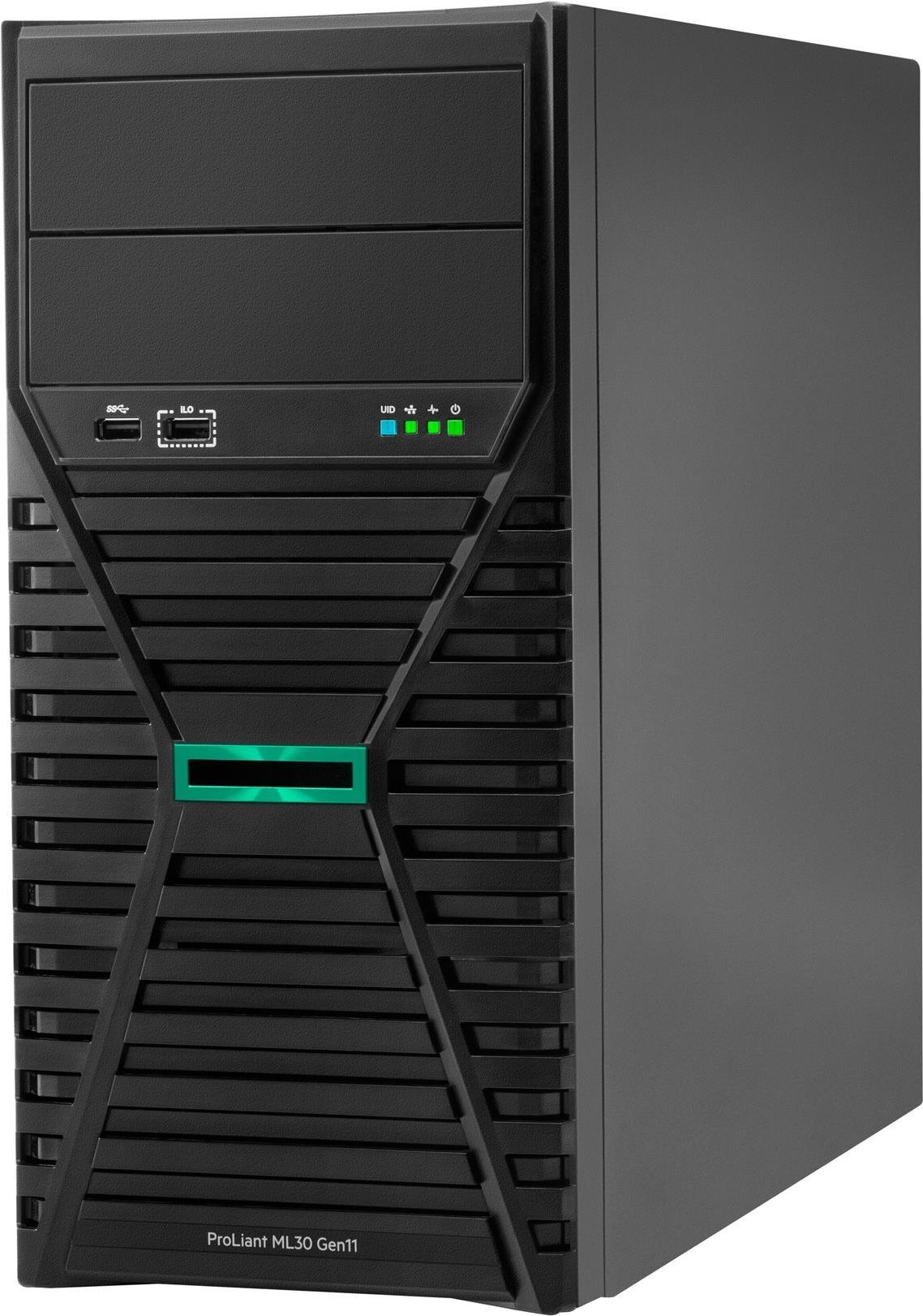 HPE ProLiant ML30 Gen11 - Tower Server - Intel Xeon E-2434 3.4 GHz - 32 GB RAM 1.92 TB SSD - Schwarz