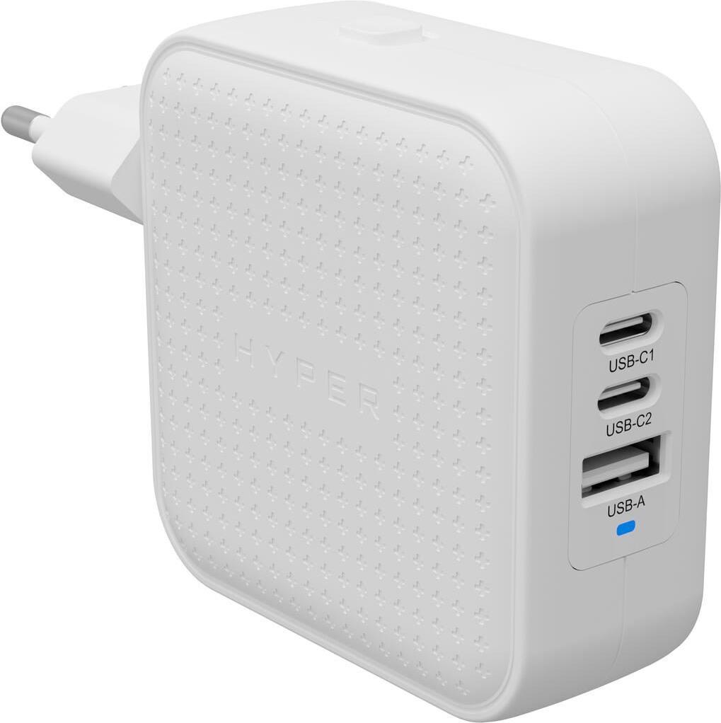 HYPER® HYPERJUICE® 70W USB-C GAN TRAVEL CHARGER (3C+1A) - WHITE
