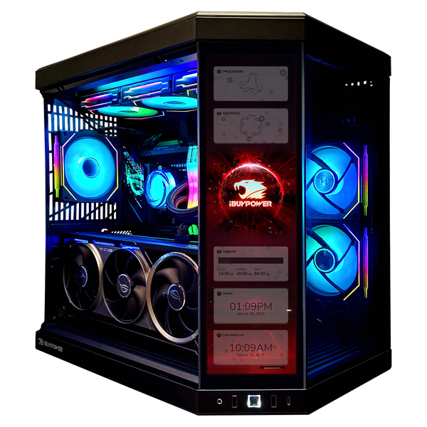 iBUYPOWER Master PBI K6 | Intel Ultra 7 270K Plus | 64GB RAM DDR5 6400MHz CL32 | 2TB SSD Gen4 | GeForce RTX5080 16GB | WiFi 7 BT | Windows 11 Pro | Ordenador eSports Profesional | Powered By Intel