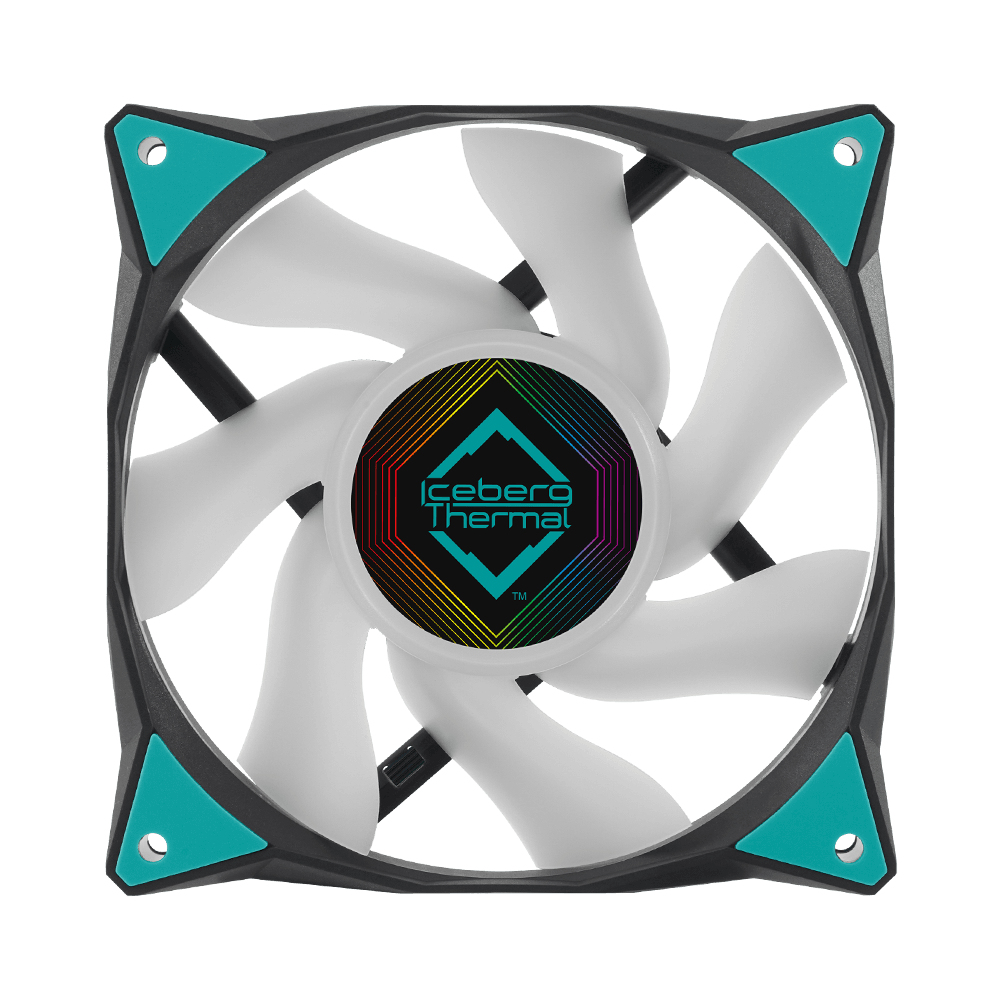 Iceberg THERMAL IceGALE ARGB PWM - 120mm ARGB Black
