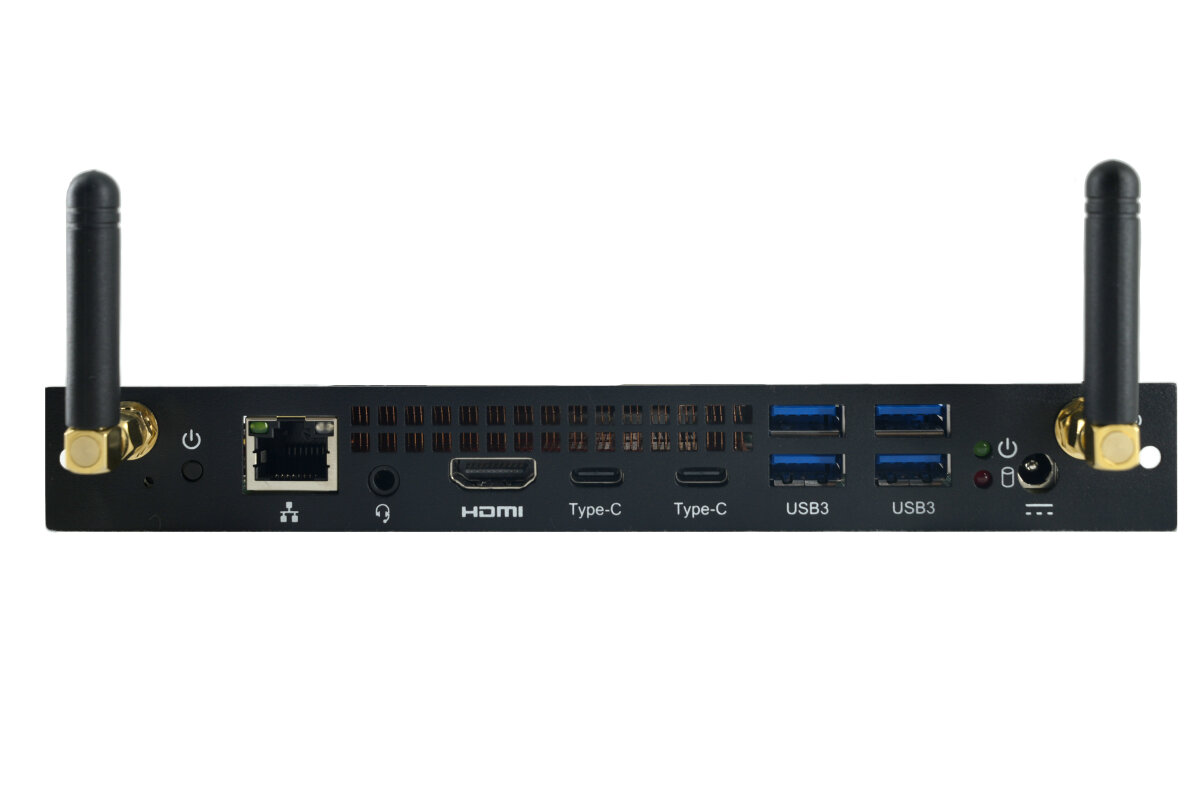 iiyama SDM31201BC-1L Leitor de sinalética digital de encaixe 8 GB RAM Intel Core i3 SSD 256 GB Windows 11