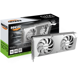 Inno3D GeForce RTX 5070 Twin X2 OC White - 12GB GDDR7 RAM - Grafikkarte