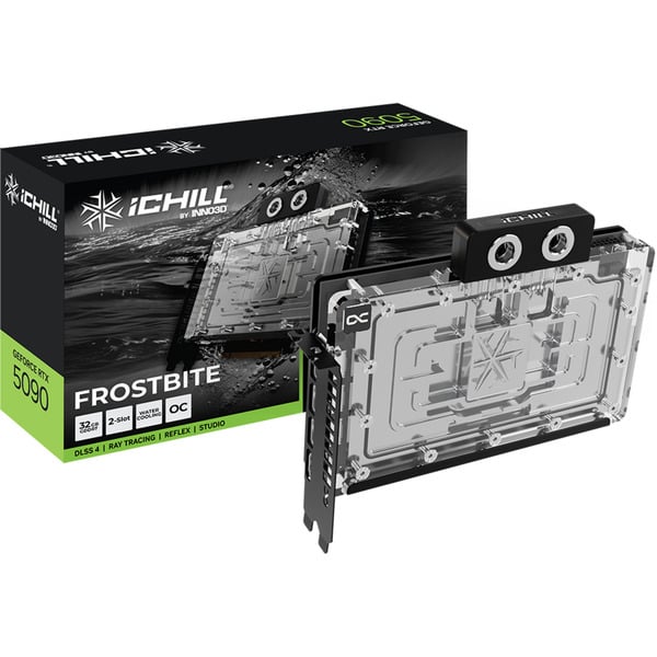 Inno3D GeForce RTX 5090 iCHILL Frostbite - 32GB GDDR7 RAM - Grafikkarte