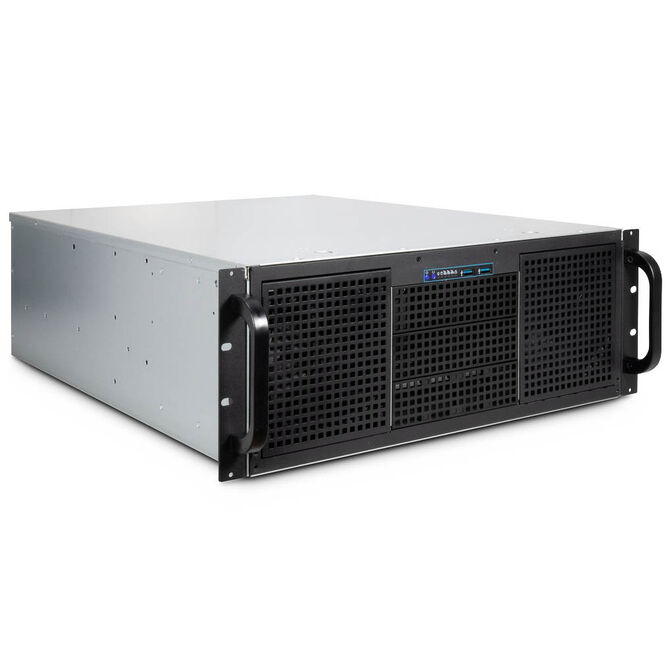 Inter-Tech IPC 4U-40255 Server-Gehäuse, Rackmount, E-ATX – schwarz