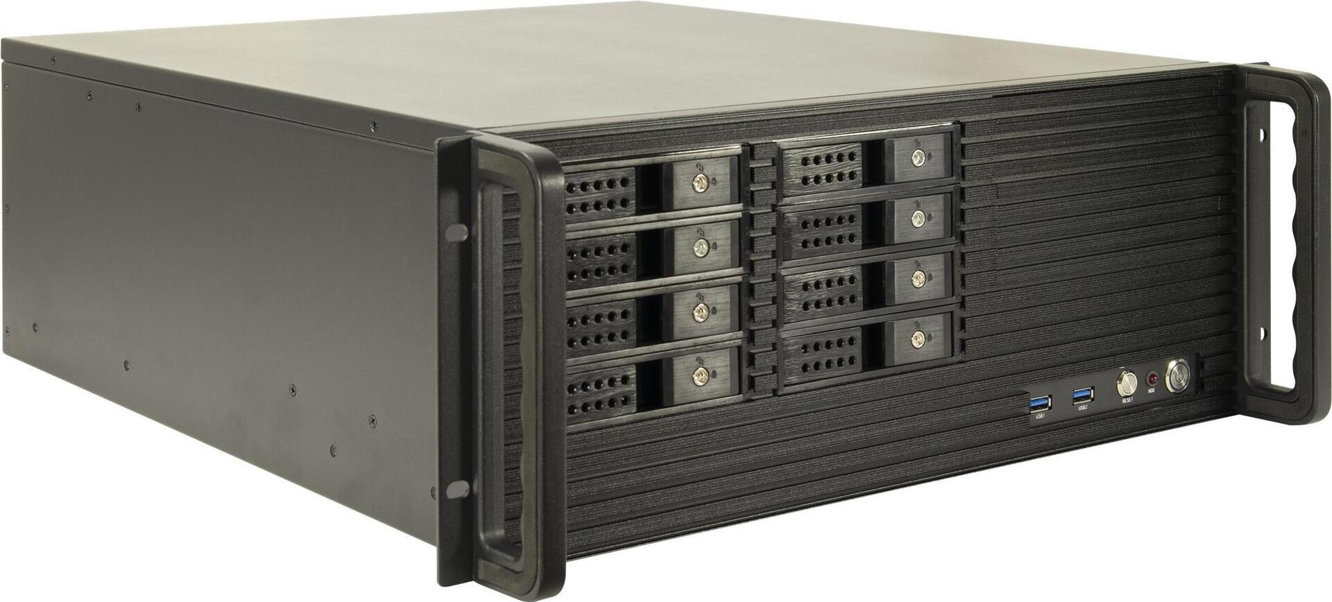 Inter-Tech IPC 4U-4508 4U 19" Server-Gehäuse E-ATX Hot-Swap Schwarz