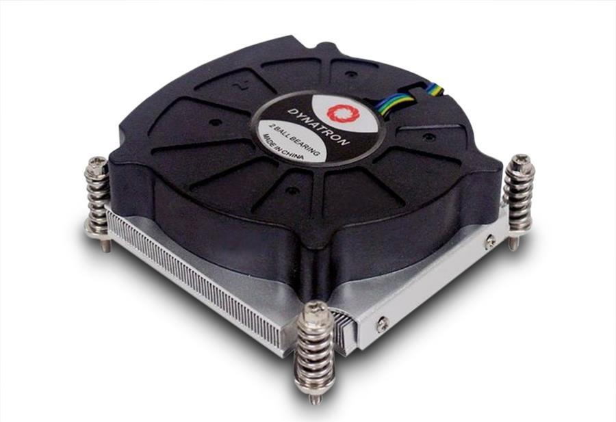 Inter-Tech K-6 Prozessor-Luftkühler 80 mm für LGA 1151/1155/1156 Aluminium Schwarz/Silber