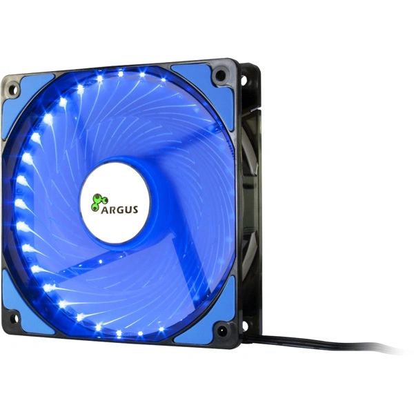InterTech Lüfter 120*120*25 ARGUS L-12025 BL, blau