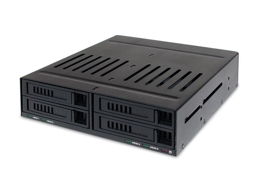 InterTech Wechselrahmen 4x2,5 Zoll X-3531  für 1x5,25 ZollEinschub