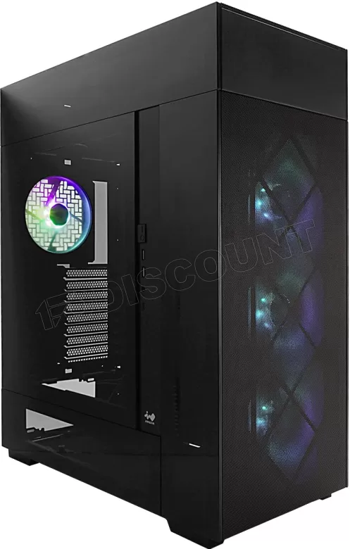 InWin Modfree Deluxe Big-Tower Tempered Glass - schwarz