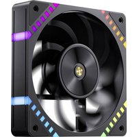 Jonsbo HF2-120 PC-Gehäuse-Lüfter Schwarz (B x H x T) 120 x 25 x 120 mm inkl. LED-Beleuchtung