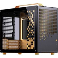 Jonsbo Z20 Micro-Tower Gaming-Gehäuse, Gehäuse, PC-Gehäuse Schwarz/Orange
