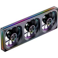 Jonsbo ZA-360 PC-Gehäuse-Lüfter Schwarz inkl. LED-Beleuchtung