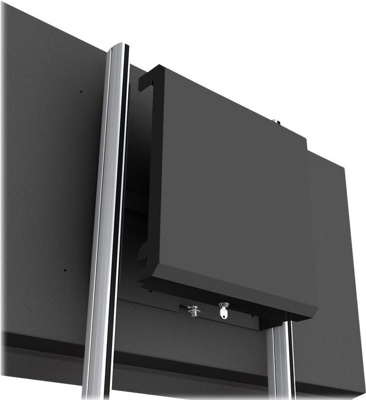 Kindermann 4004000102 Montagekomponente (Codec/CPU-Halter) Schwarz