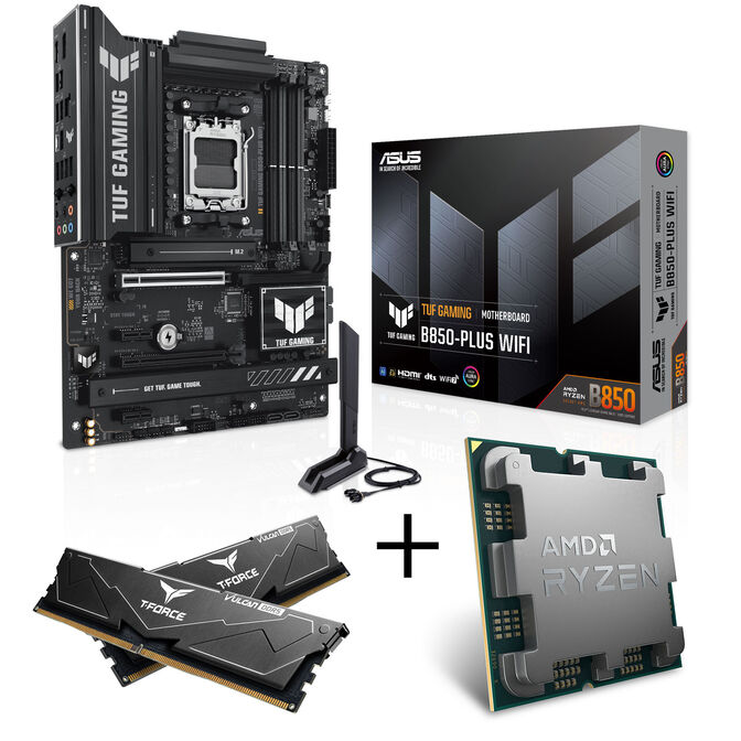 King Mod Systems AMD/ASUS Upgrade-Bundle, AMD Ryzen-CPU, ASUS-Mainboard, DDR5