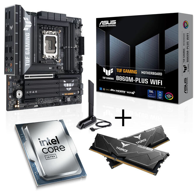 King Mod Systems Intel/ASUS Upgrade-Bundle, Intel Core Ultra-CPU, ASUS-Mainboard, DDR5
