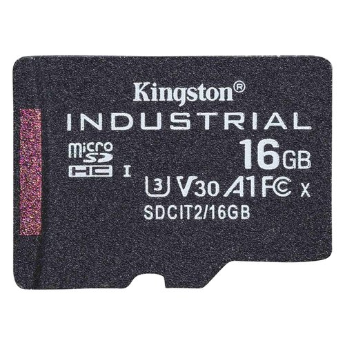 KINGSTON 16GB MICROSDHC INDUSTRIAL C10 A1 PSLC CARD SINGLE P