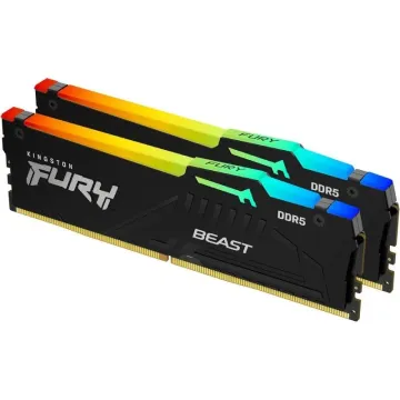 Kingston FURY Beast RGB EXPO 2 x 16 GB/ DDR5/ 6000 MHz/ 1,4 V/ CL30/ Memória RAM DIMM