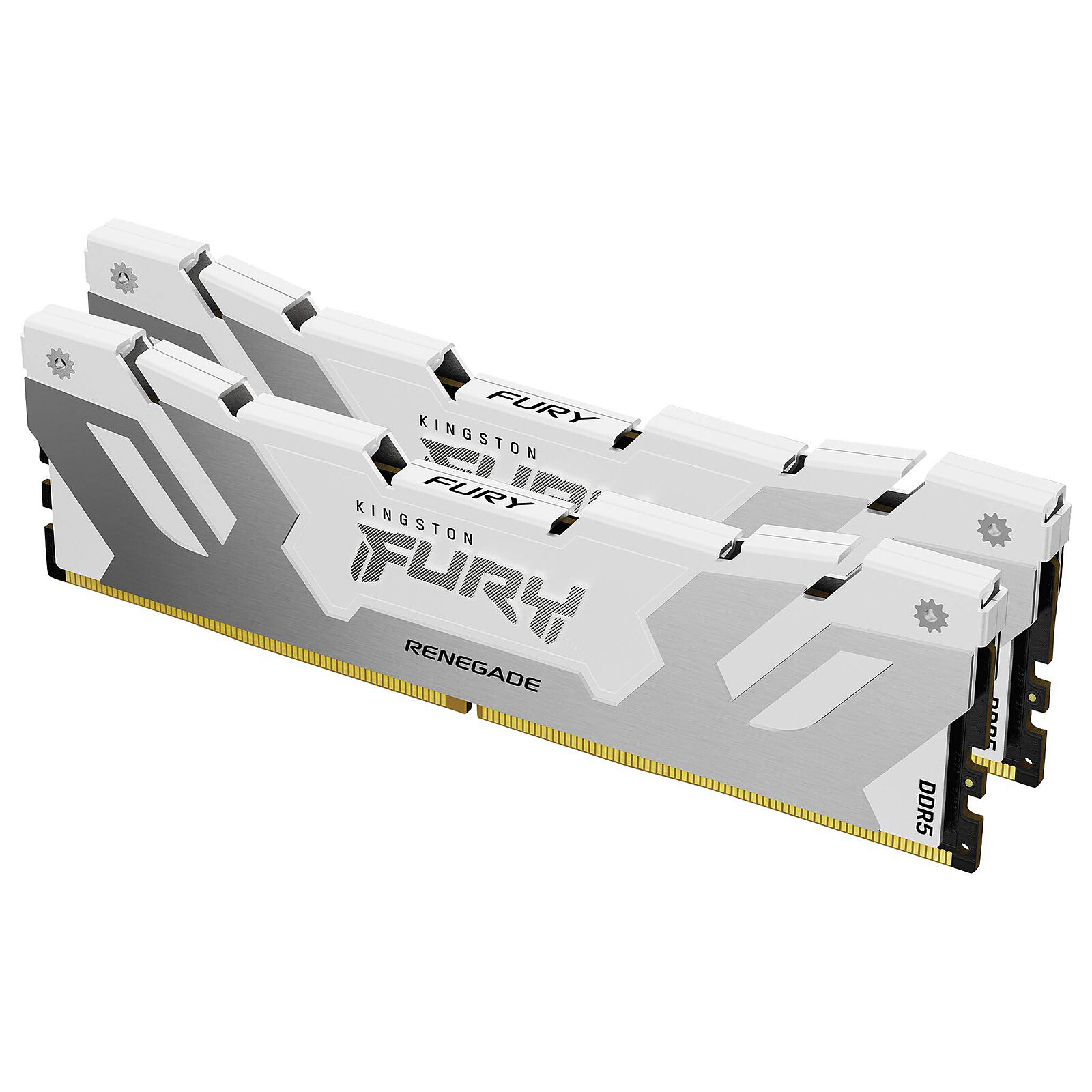 Kingston FURY Renegade 48 Go (2 x 24 Go) DDR5 8000 MHz CL38 - Blanc