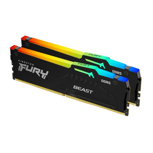 KINGSTON MEM 32GB 6000MT/s DDR5 CL36 DIMM (KIT2) FURY BEAST RGB EXPO