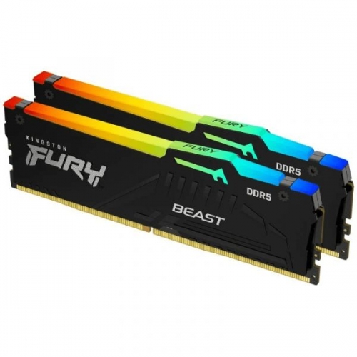 KINGSTON MEM 32GB 6000MT/s DDR5 CL36 DIMM (KIT2) FURY BEAST RGB EXPO