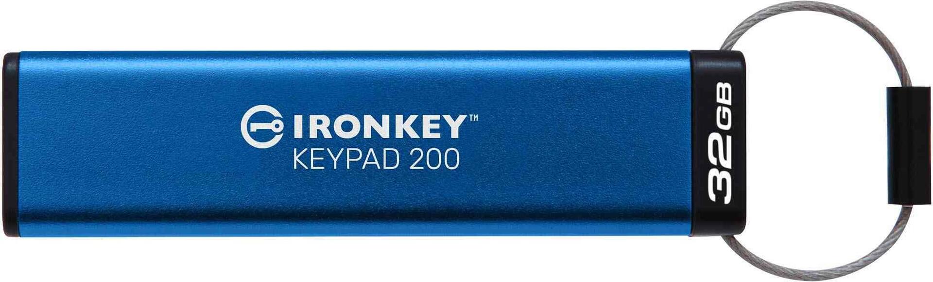 KINGSTON PEN 32GB IRONKEY KEYPAD 200 FIPS AES-256 ENCRYPTED