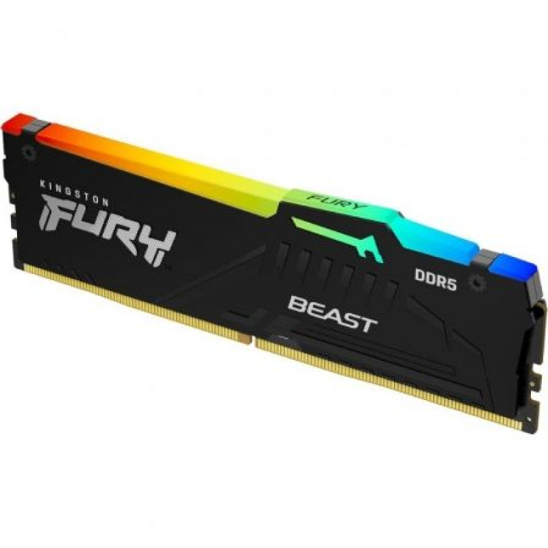 Kingston RAM FURY Beast RGB - 16 GB - DDR5 6400 UDIMM CL32