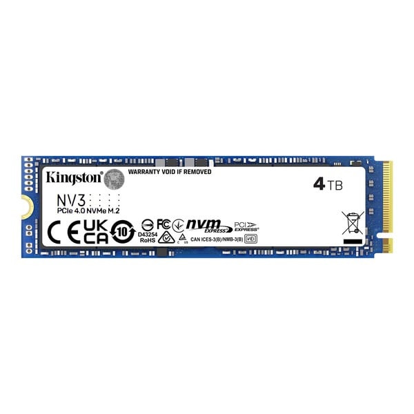 KINGSTON SSD 4TB NV3 M2 2280 PCIE 4.0 NVME