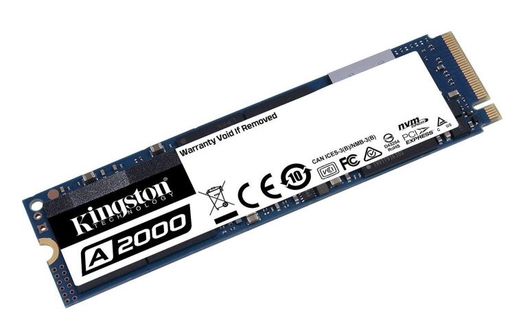 Kingston SSD M.2 250GB, A2000 NVMe PCIe 3.0 x 4