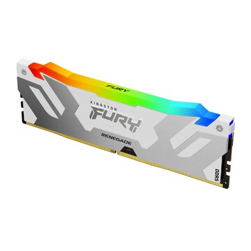 Kingston Technology FURY 32GB 6400MT/s DDR5 CL32 DIMM Renegade RGB Bianco XMP
