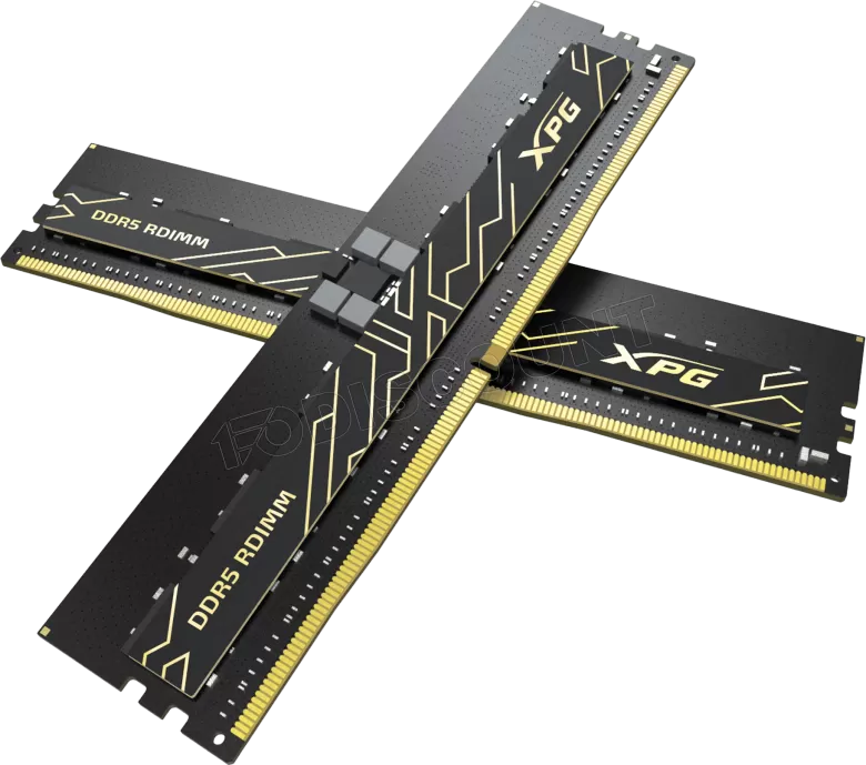 Kit Barrettes mémoire 32Go (2x16Go) DIMM DDR5 Adata XPG AICore 7200MHz ECC Registered (Noir)