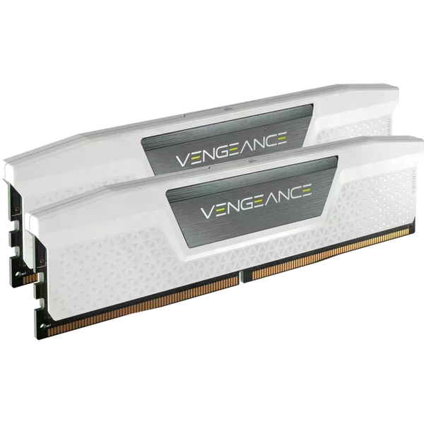 Kit Barrettes mémoire 32Go (2x16Go) DIMM DDR5 Corsair Vengeance  6000MHz (Blanc)