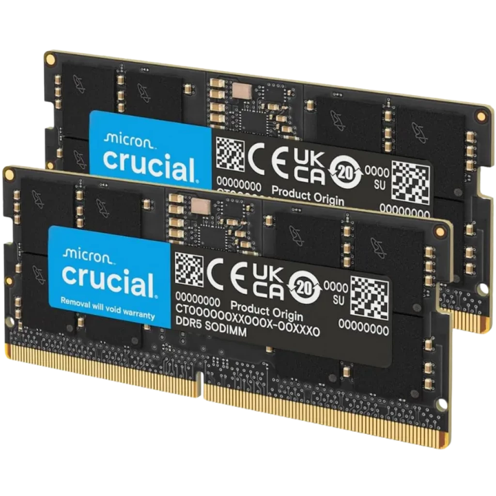 Kit Crucial RAM DDR5 32 GB (2x16 GB) 5600 MHz SODIMM - Mem&oacute;ria RAM para computador port&aacute;til/laptop, mini PC