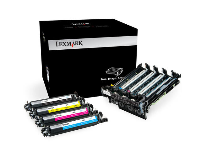 Kit processamento imagens LEXMARK 70C0Z50 Preto e Cores 40K a 5% -CS/CX31x, CS/CX41x, CS/CX51x