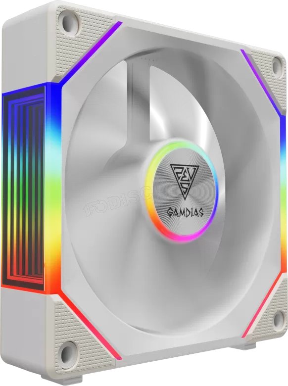 Kit Ventola Gamdias PC 1x120mm Bianco ARGB PWM AEOLUS P2-1201