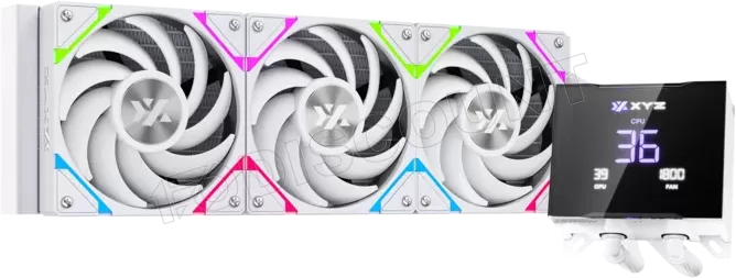 Kit Watercooling AIO XYZ Hydrotemp RGB - 360mm (Blanc)