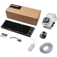 Kit Watercooling Phanteks Glacier EZ-Fit 360mm - Preto (Tubo Flexível)