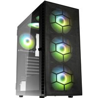 Kolink Observatory HF Plus Mesh ARGB Midi-Tower PC-Gehäuse Schwarz
