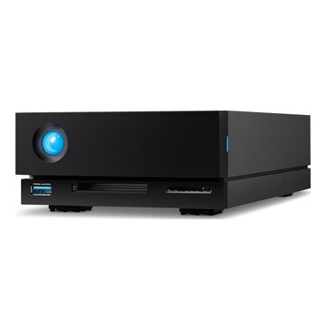 LaCie 1big Dock STHS18000800 - Matriz de disco rígido - 18 TB - 1 baias (SATA-600) - HDD 18 TB x 1 - USB 3.1, Thunderbolt 3 (externo) - com Rescue Data Recovery Service