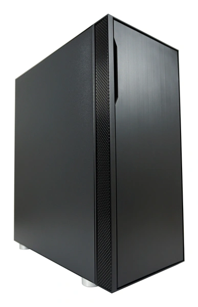 LC Power Gehäuse MidiTower ATX 8000B black USB3.2/Audio,o.Netzt.,schallisoliert
