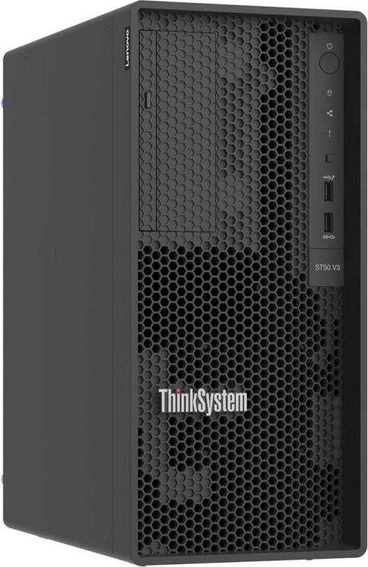 Lenovo ThinkSystem ST50 V3 Tower Server, Intel Xeon 6315P 2,8 GHz, 16 GB RAM, 960 GB SSD, Schwarz