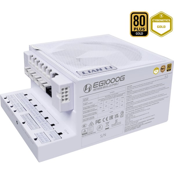 Lian Li Edge 1000W 80PLUS Gold with Hub (Blanc)