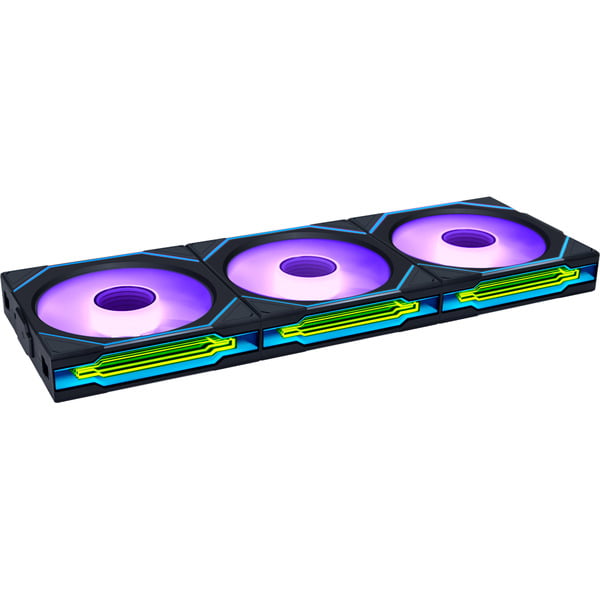 Lian Li Uni Fan SL-Infinity Wireless 120 Reverse Blade (noir) - Pack de 3
