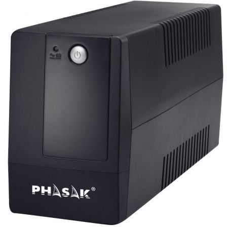 Line Interactive UPS Phasak Basic Interactive 800 VA/ 800VA-480W/ 2 Saídas/ Formato Torre