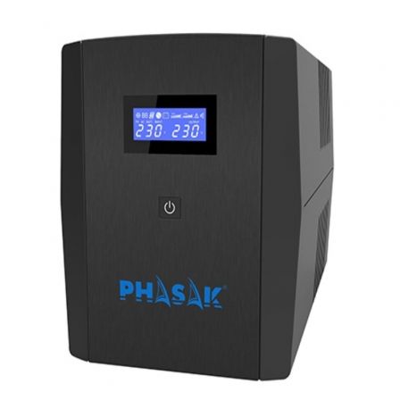 Line Interactive UPS Phasak SIRIUS 2260 VA Interactive/ 2260VA-1320W/ 4 Saídas/ Formato Torre