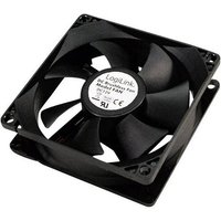LogiLink FAN103 PC-Gehäuse-Lüfter Schwarz (B x H x T) 120 x 120 x 25 mm