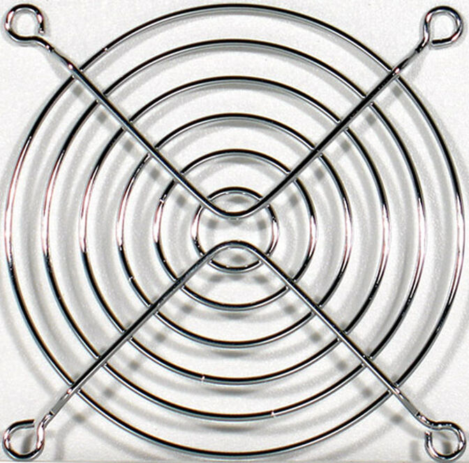 Lüftergitter Classic, 92 mm - silber
