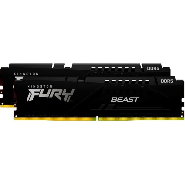 Módulo de Memória Kingston 64GB 6000 DDR5 DIMM Kit2 FURY Beast preto