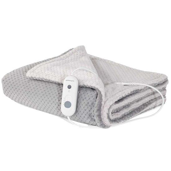 Cobertor Elétrico 120W 200x170cm (Cinzento/Branco) - ORBEGOZO