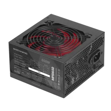 MARS GAMING FONTE ALIMENTAÇÃO 650W MPIII 85 EF SMD SILENT BLACK